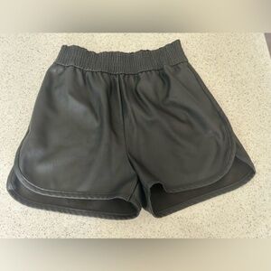 Wolford vegan leather shorts Small